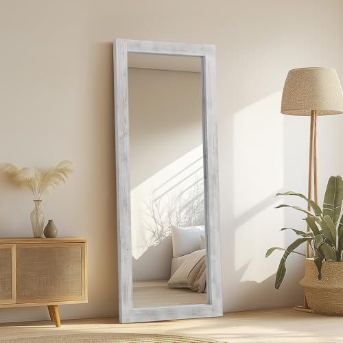 MirrMuse Rustic Floor Full Length Mirror Wood Frame by MirrMuse