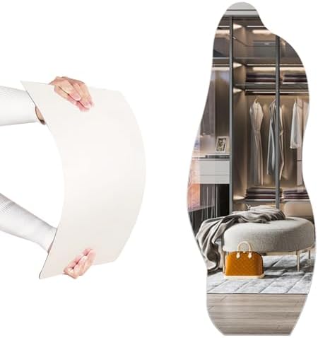 iCAGY Acrylic Full Body Self-Adhesive Shatterproof Mirror by iCAGY