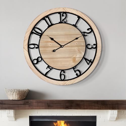 LEIKE 20 Inch Large Wall Clock by LEIKEWALLCLOCK