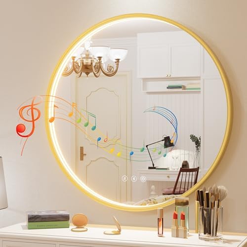 30 Inch Round LED Bathroom Mirror by JSneijder
