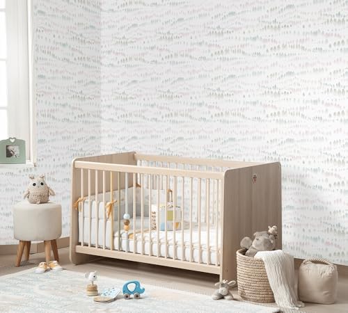 Heroad Boho Peel and Stick Wallpaper Pink/Colorful Contact Paper 17.3''x78.7'' - Image 5
