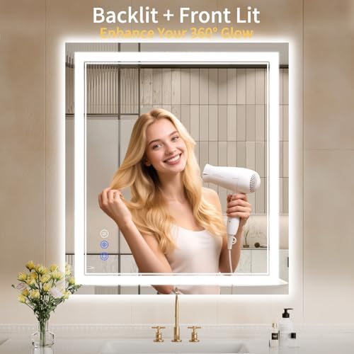 32"x36" LED Bathroom Mirror - Image 2
