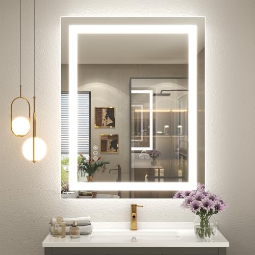 24x32 Inch LED Bathroom Mirror by CHARMOR