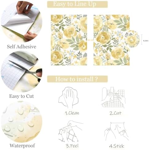 Orainege Peel and Stick Wallpaper Floral Wallpaper - Image 5
