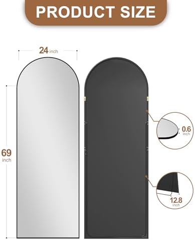 Delma Arched Full Length Mirror - Image 7