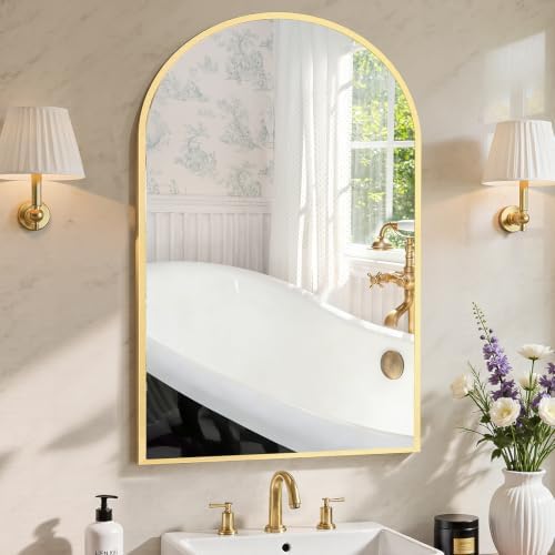 Sweetcrispy 20"x30" Arched Bathroom Mirror, Bathroom Mirrors by Sweetcrispy