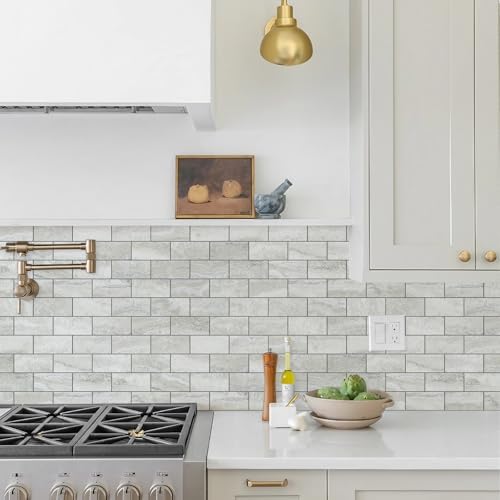 STICKGOO 1/3 Sheet Subway Tile Peel and Stick Backsplash - Image 3