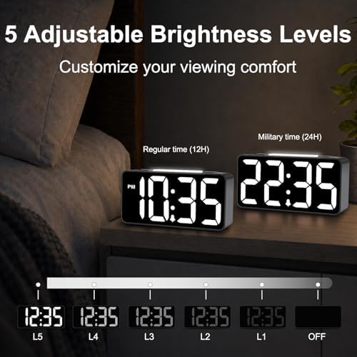 DreamSky Small Digital Alarm Clock - Image 5