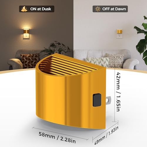 DORESshop Night Light, Night Lights Plug into Wall, Adjustable - Image 3