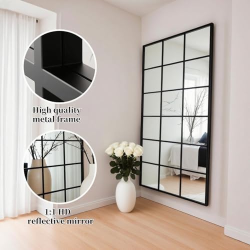 Dewfig Windowpane Full Length Mirror - Image 7
