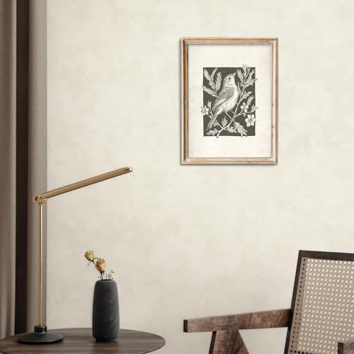 uniro Wall Art Canvas Print Vintage Bird Wall Art Canvas Sparrow Farmhouse - Image 7
