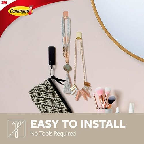 Command Small Bronze Hooks, 4 Hooks, 5 Strips - Image 4
