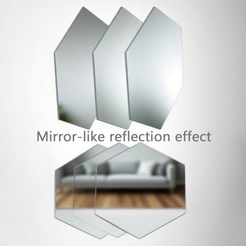 Acrylic Mirror Wall Stickers, 3 Inch - Image 3