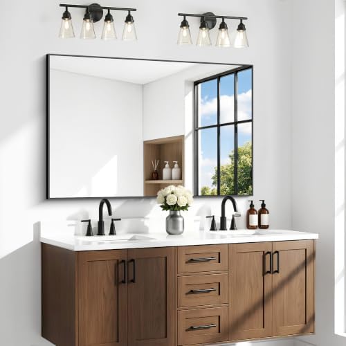 BONEWEI Bathroom Mirror, 30x46 inch Wall Mirror - Image 2