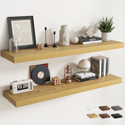55 Inch Floating Shelves for Wall by Marsmiles