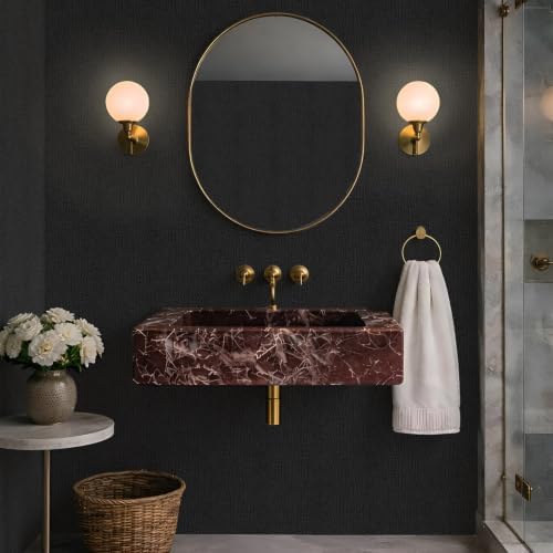 Fititem 23.6”×472” Black Peel and Stick Wallpaper Crocodile Texture Modern - Image 4