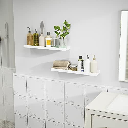 Love-KANKEI 24" Long White Floating Shelves - Image 4