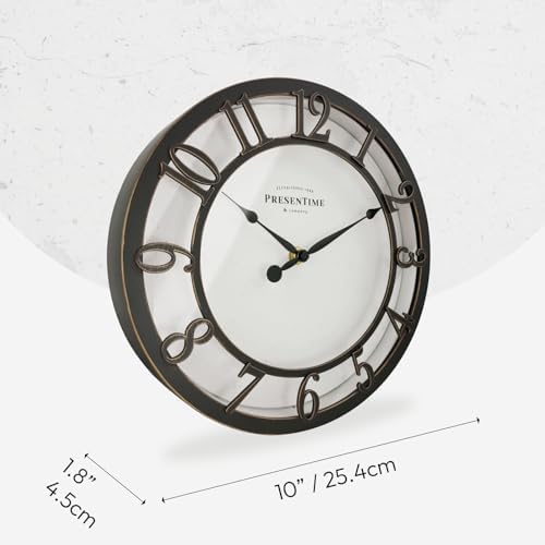 Presentime 10" Farmhouse Series Wall Clock - Image 7