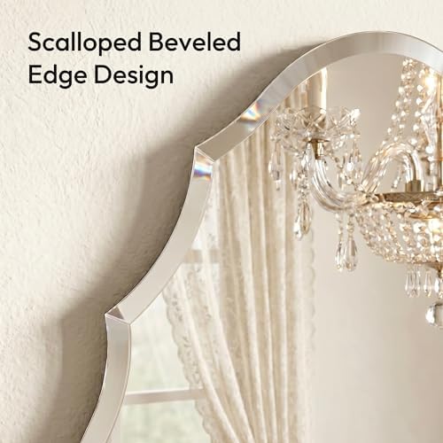 24" x 36" Large Scalloped Frameless Mirror - Image 3