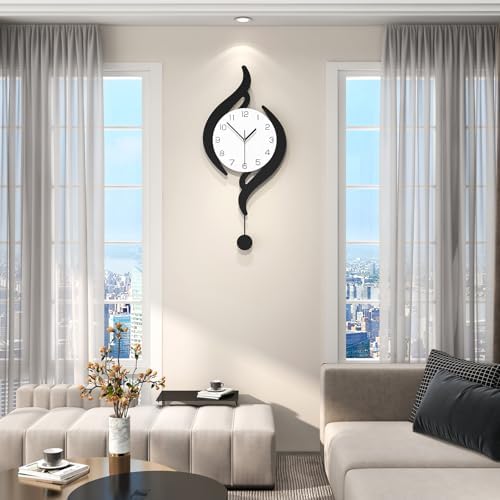 Modern Wall Clocks Battery Operated Large Decorative Wall Clock - Image 3