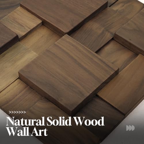 Large Wood Abstract Wall Art for Living Room, Modern 3D Artwork for Walls - Image 6