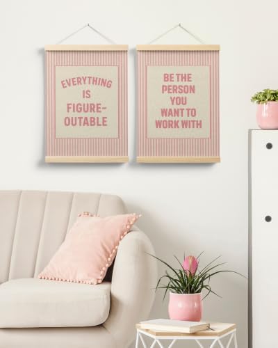 FGFK Positive Affirmations Wall Art Poster Hanger Frame 12x16 Inch - Image 7