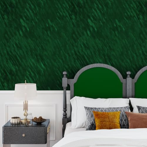 Dark Green Velvet Contact Paper, Self Adhesive Fabric Flocking Liner - Image 5