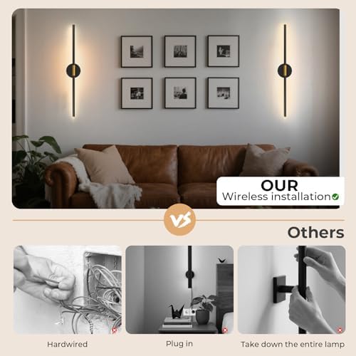 Rechargeable Wall Light 28.3" Detachable 360°Rotation - Image 3