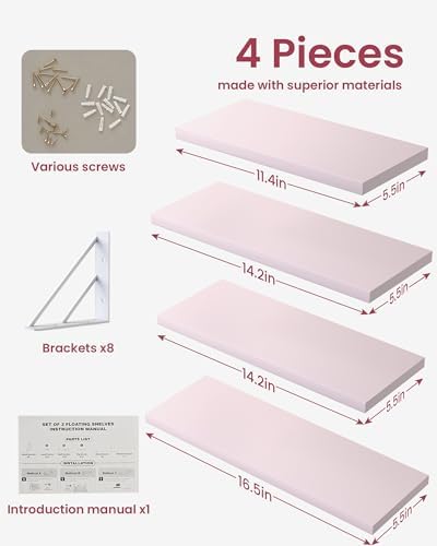 BAYKA Wall Mounted Floating Shelves - Image 4