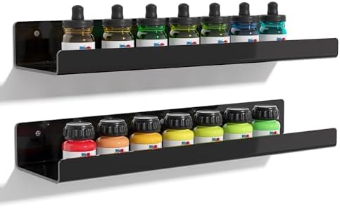 upsimples 2 Pcs 15" Acrylic Shelves by upsimples