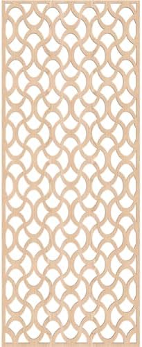 Resort Decorative Pierced Fretwork Wood Wall Panels, 15 3/8"W x 39 3/8"H x 1/4"T - Image 2