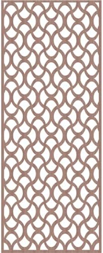 Resort Decorative Pierced Fretwork Wood Wall Panels, 33 3/8"W x 84 3/8"H x 3/8"T - Image 2