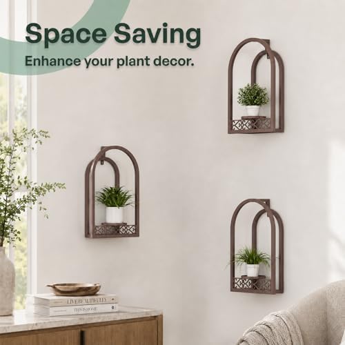 3 Pack Wall Plant Stands, Indoor Plant Holders Apartment - Image 6