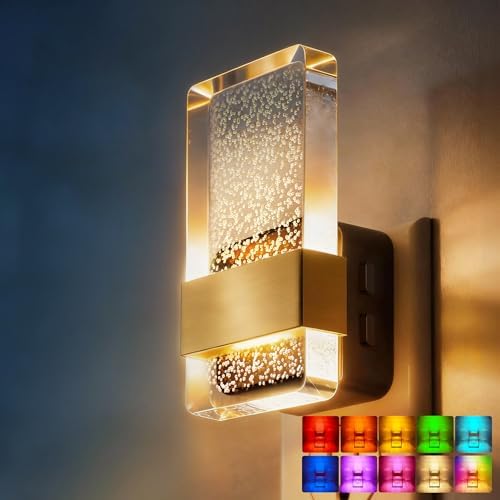 DORESshop LED Night Lights Plug into Wall, 3 Level Dimmable Night Light by DORESshop