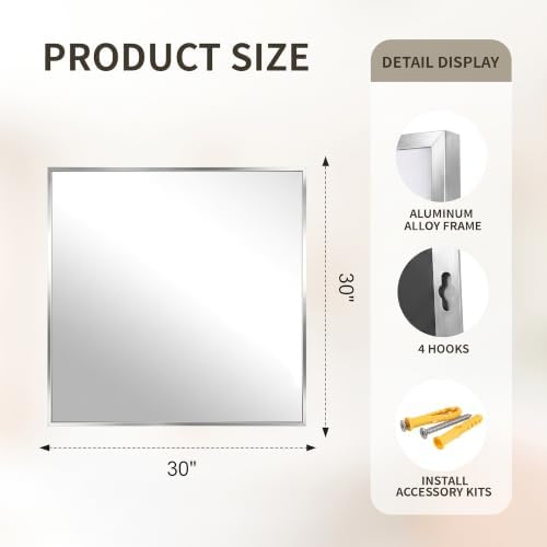 FICTOR Bathroom Vanity Mirror for Over Sink - Image 2