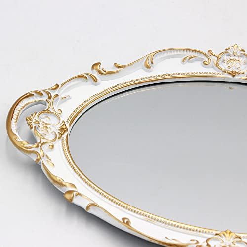Eaoundm 14.5 x 10 inchs Oval Antique Decorative Wall Mirror - Image 6