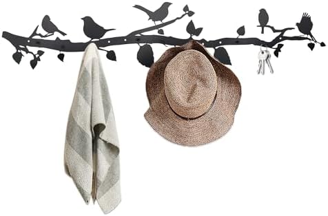 Tree Branch Wall Mounted Coat Rack by Unknown