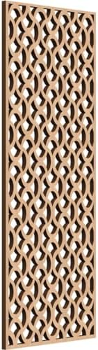 Resort Decorative Pierced Fretwork Wood Wall Panels, 11 3/8"W x 29 3/8"H x 3/8"T by EkenaMillwork