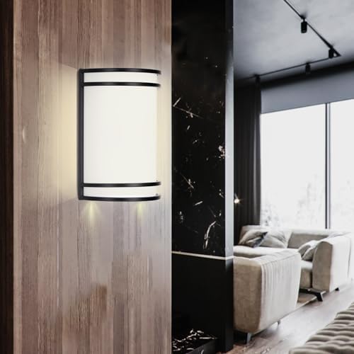 Indoor Wall Sconce, Half Cylinder Wall Light Fixture, 3000K 4000K 5000K Color - Image 3