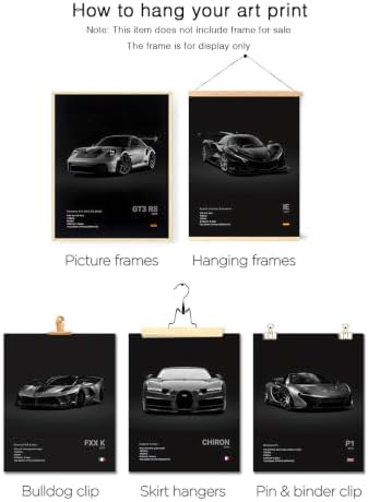 CSLGQGV Car Poster Vintage Racing Car Wall Art Supercar Canvas Prints Painting - Image 7