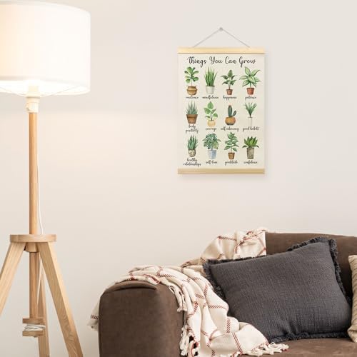 TLESKE Mental Health Wall Art Poster, Things You Can Grow Motivational Wall - Image 4