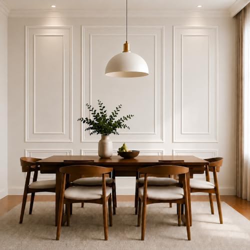 Peel and Stick Wall Molding Kit, Pre Cut Bilinear Frame Wainscoting Panel - Image 5