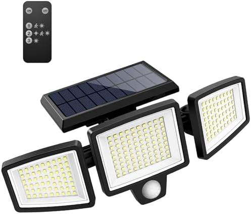 Tuffenough Solar Outdoor Lights 2500LM 210 LED Security Lights by SolarOutdoorLights