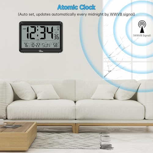 WallarGe 8.5'' Digital Atomic Clock - Image 3