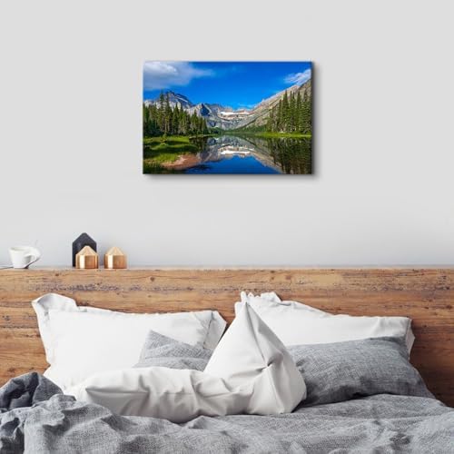 Nature Mountain Wall Art for Living Room Banff National Park Posters Colorado - Image 3