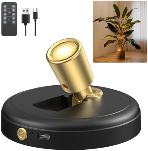 Rechargeable Battery LED Spotlight Indoor: Wireless Mini Art Accent Spot Lights by Unknown