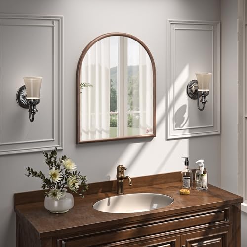 28"x32" Arch Wall Mirror for Wall, Wall Mounted Vanity Mirror for Bedroom - Image 4