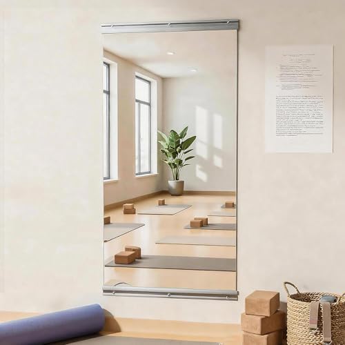 VooBang Home Gym Mirror 1 PCS 24"×48", Frameless Wall Mirror Full Length - Image 5