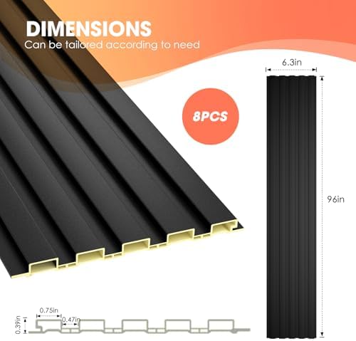 OUZUGIE WPC Acoustic Slat Wall Paneling - Image 3