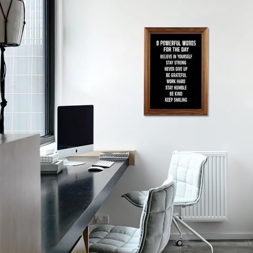 8 Powerful Words For The Day Motivational Canvas Wall Art, Positive Affirmation - Image 3